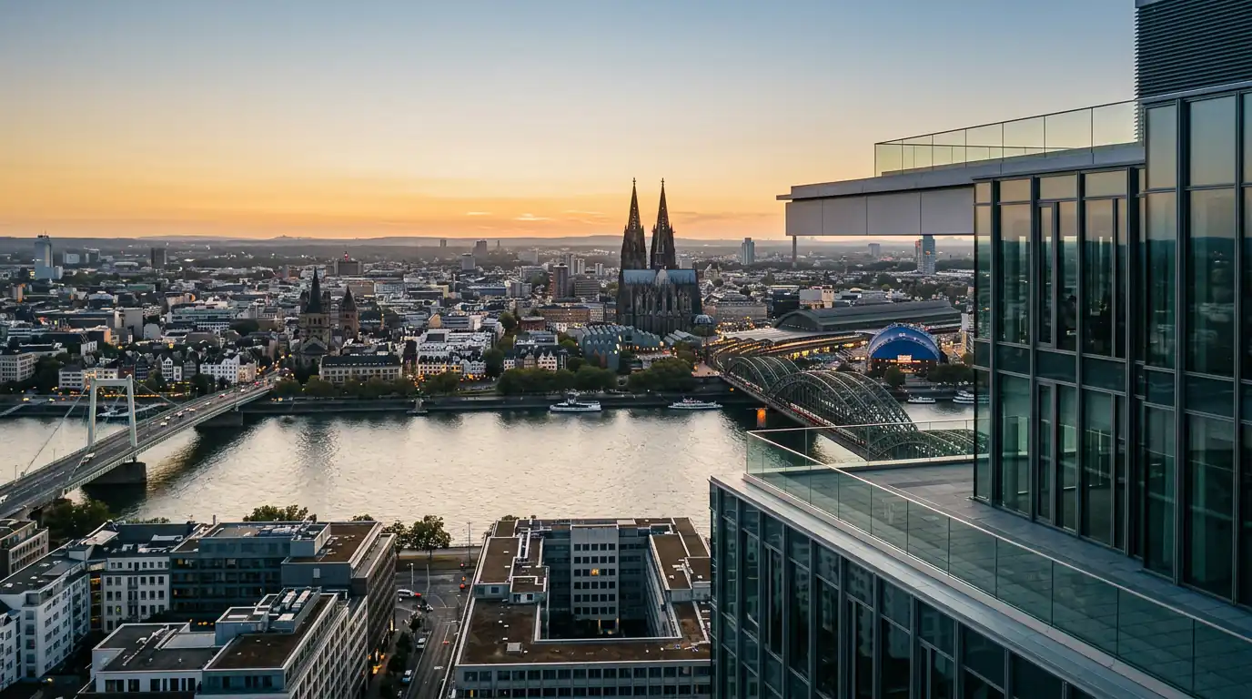 Standort Nordrhein-Westfalen – Weiterbildung mit Bildungsgutschein, Skyline Köln